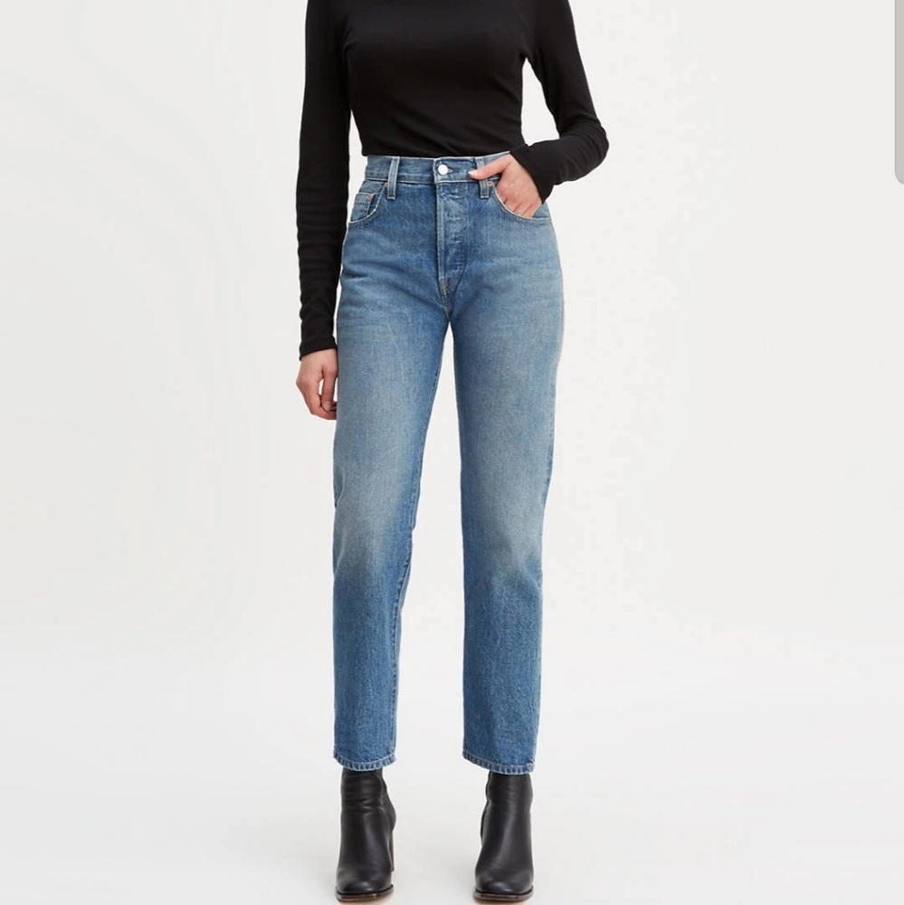 Levi's 501 Made & Crafted High Rise Straight Jeans - Picture 3 of 8